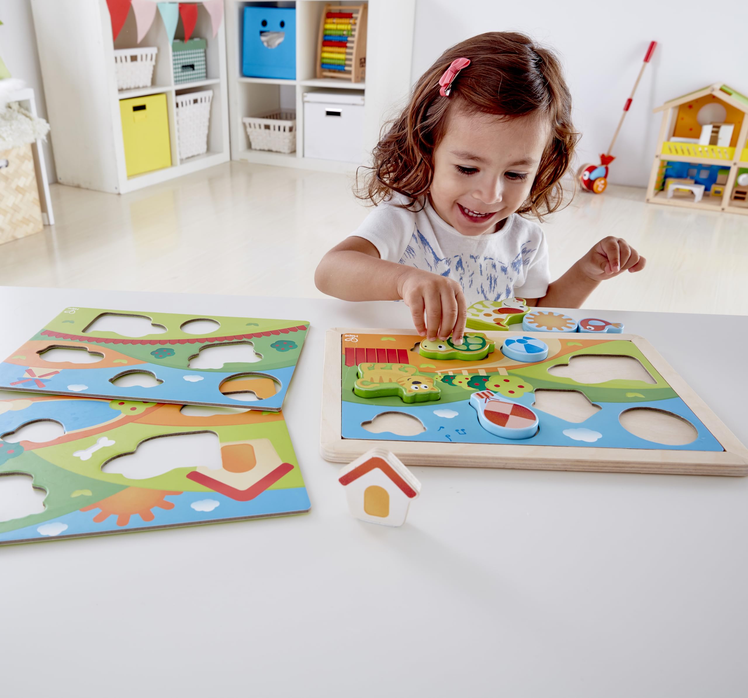 Hape Puzzle Pepe und Friends Sonnental puzzle dai 12 mesi