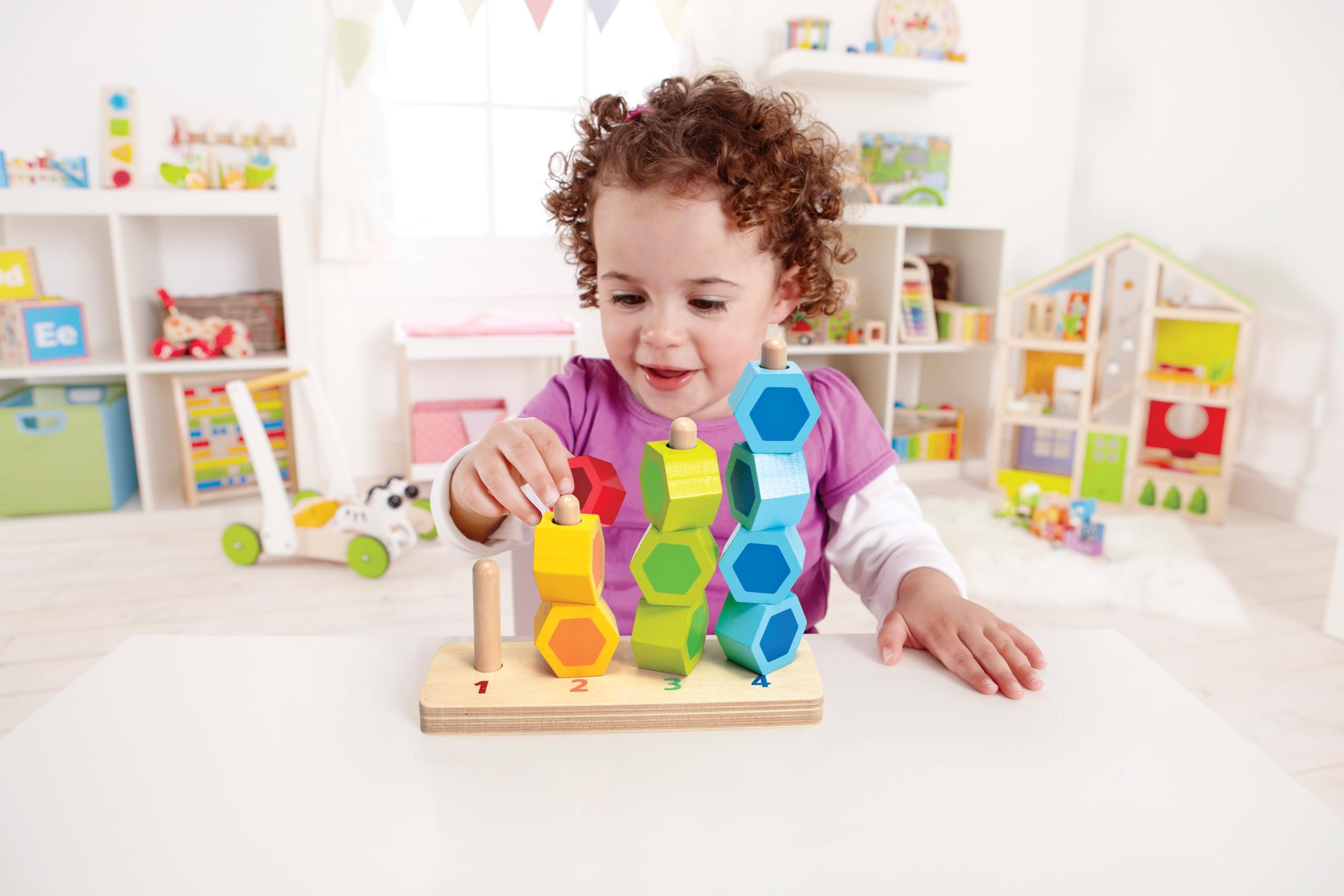Hape Giocattoli per le abilità motorie E0504 Pallottoliere gioco educativo