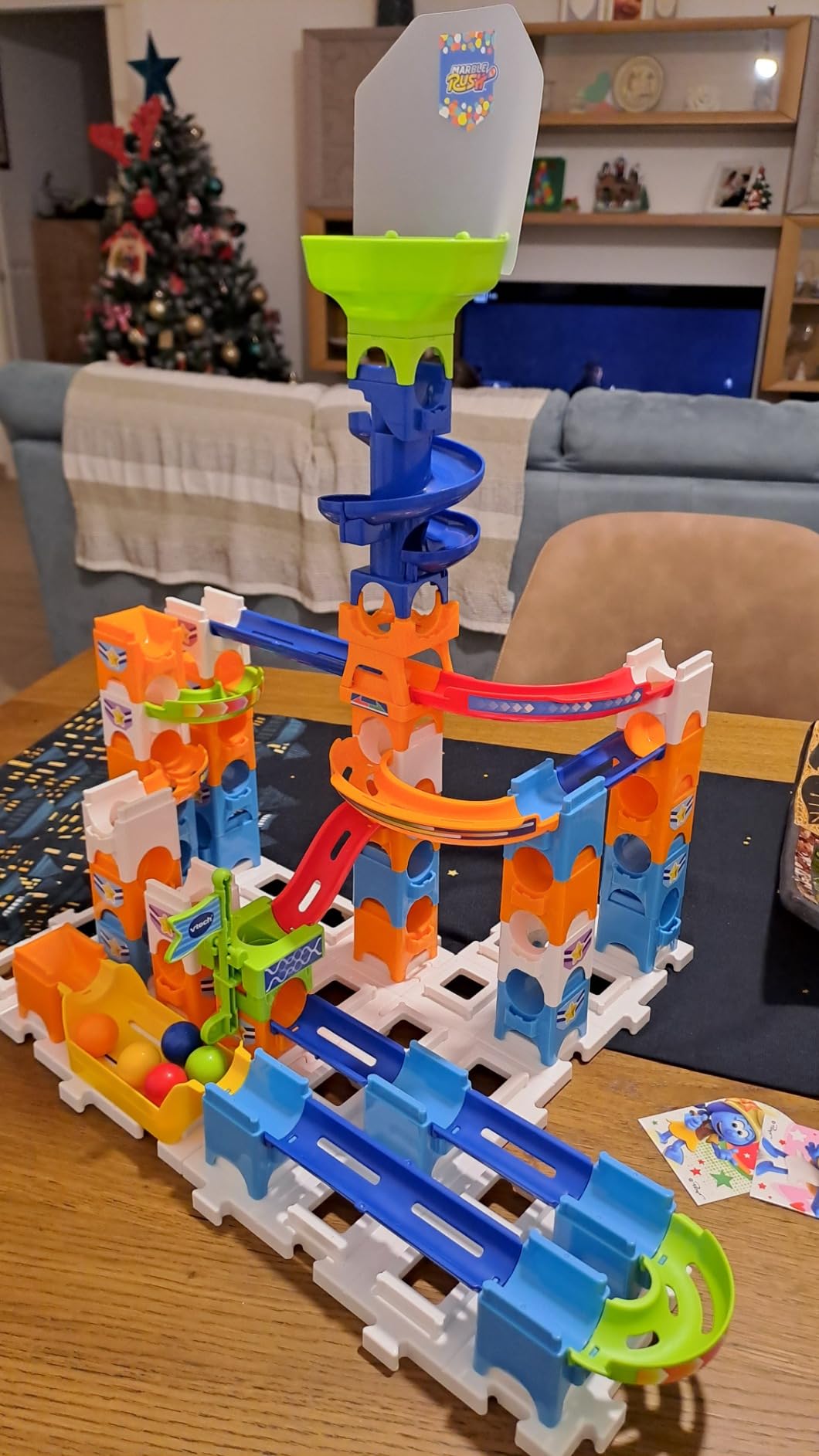 VTech Giocattoli 3-6 anni Marble Rush Adventure Set pista per biglie 62 pezzi