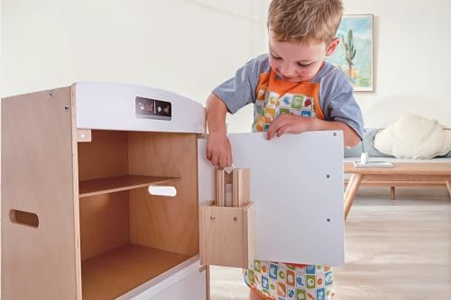 Hape Cucina e accessori E3153 frigorifero giocattolo bianco in legno