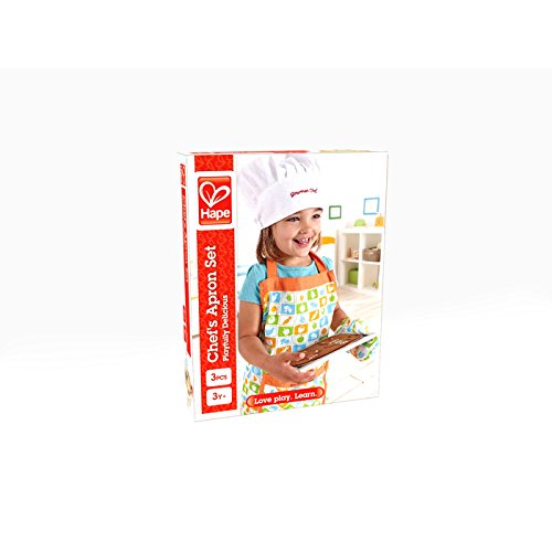 Hape Cucina e accessori E3119 set di grembiuli per cuochi