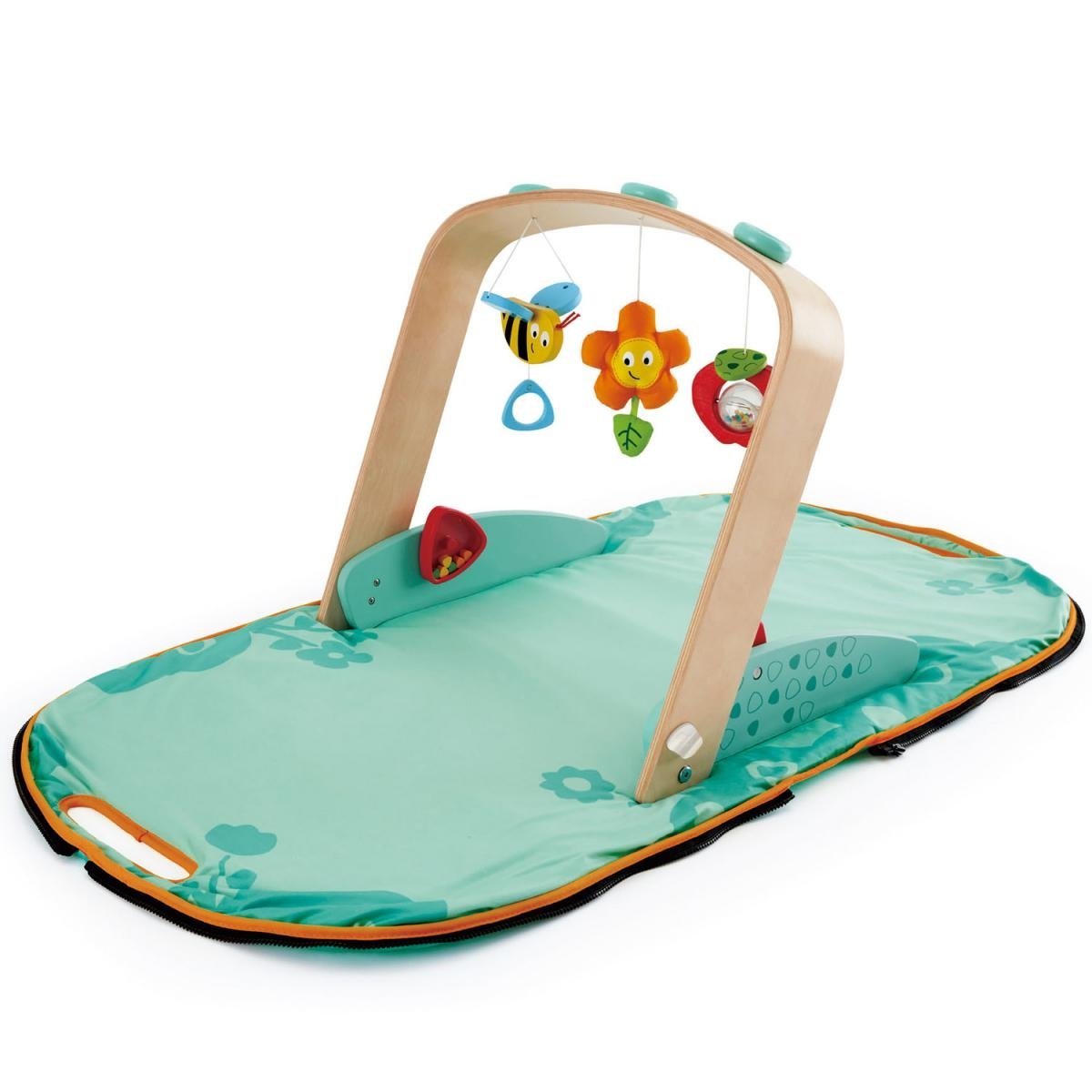 Hape Giocattoli per l'infanzia E0045 palestrina portatile con giochi
