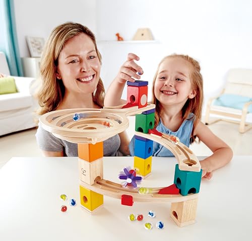 Hape Quadrilla Corsa verso il traguardo pista per biglie in legno dai 4 anni