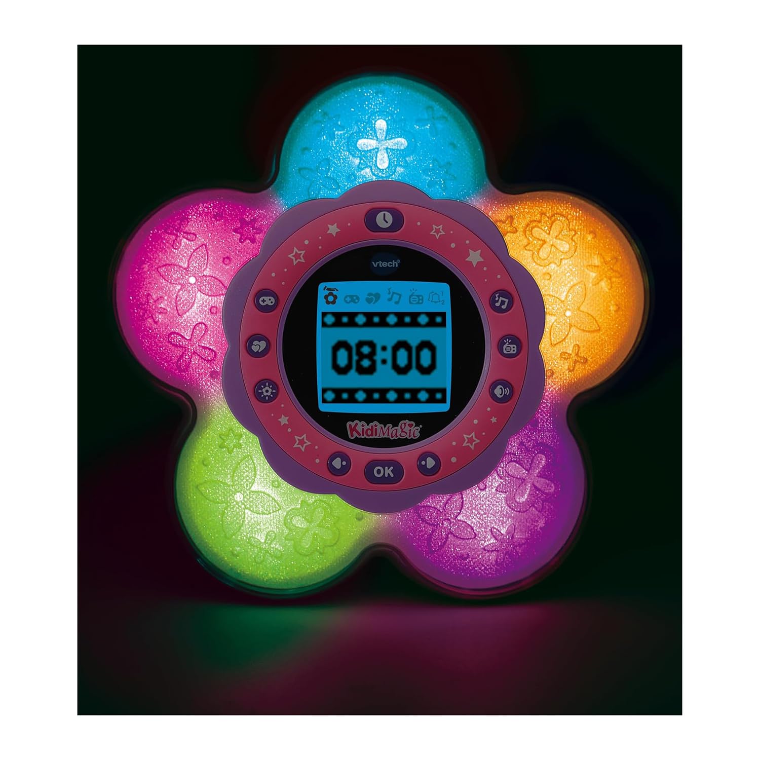 VTech KidiMagic Galaxy Light radiosveglia 9 in 1 con proiezione aurora boreale