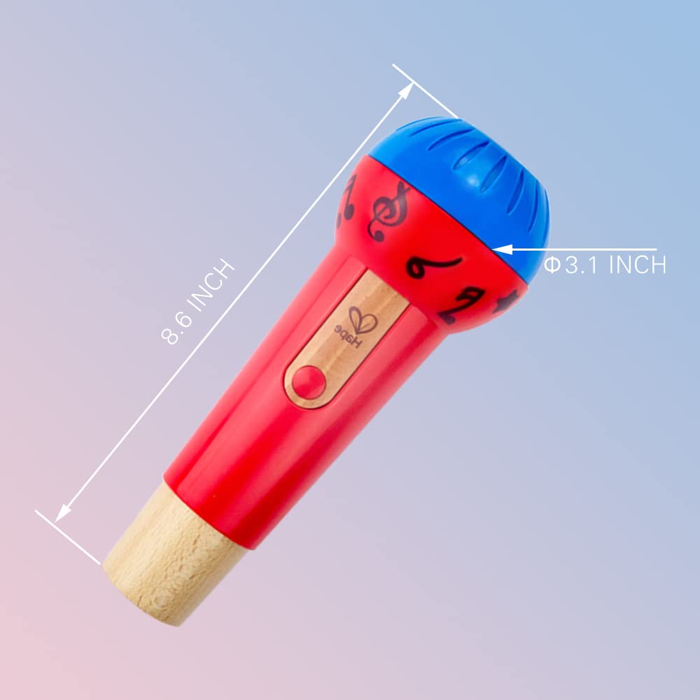 Hape Giochi musicali Potente Microfono Eco senza batterie