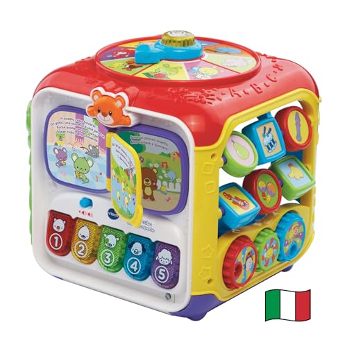 V-Tech Giocattoli 1-3 anni Super Cubo delle Scoperte cubo interattivo 9-36 mesi