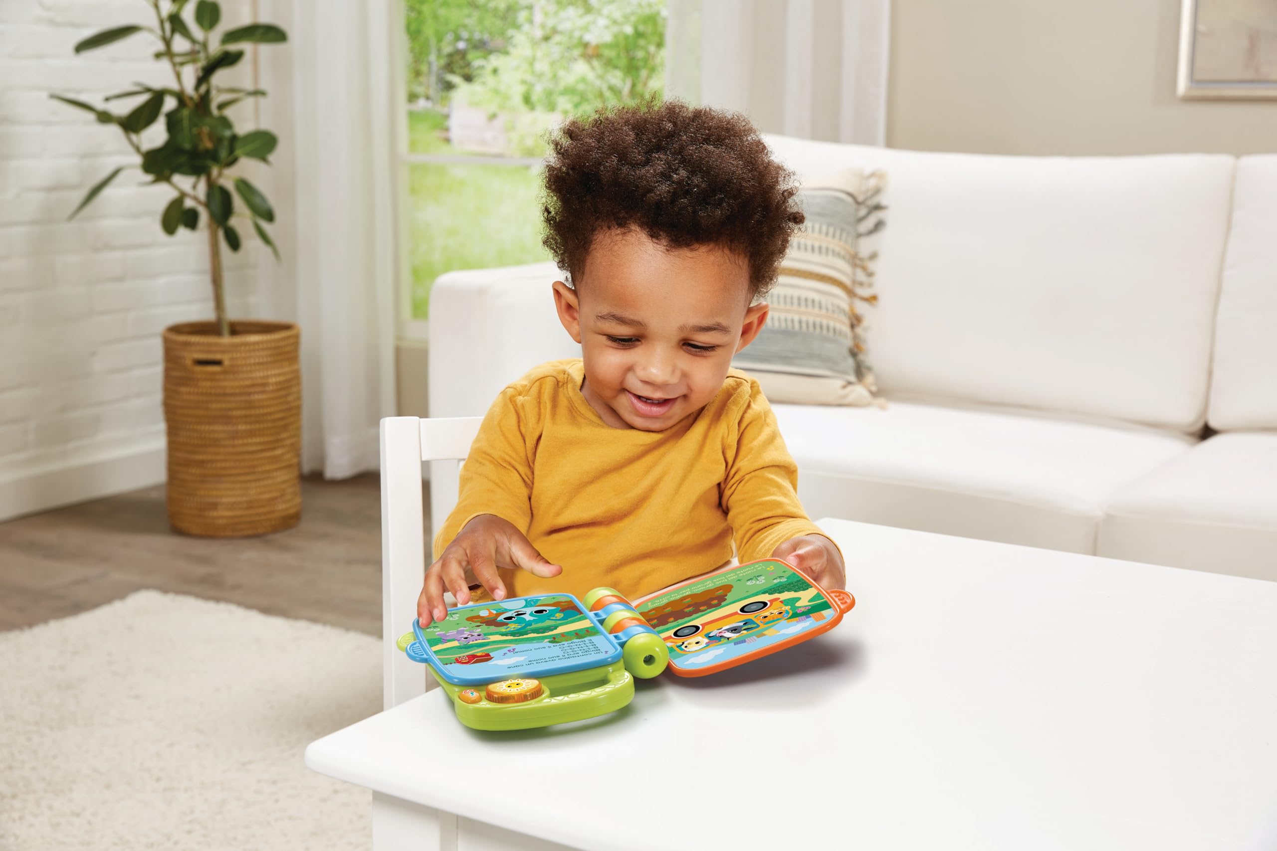 VTech Giocattoli 0-12 mesi Coccole in Rima libro sensoriale con filastrocche