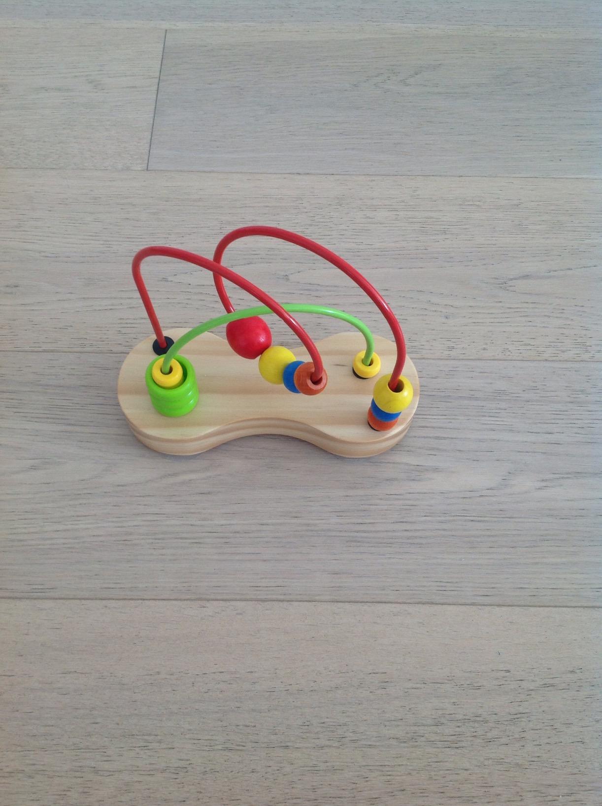 Hape Giocattoli per le abilità motorie Doppio Tracciato labirinto di perline in legno