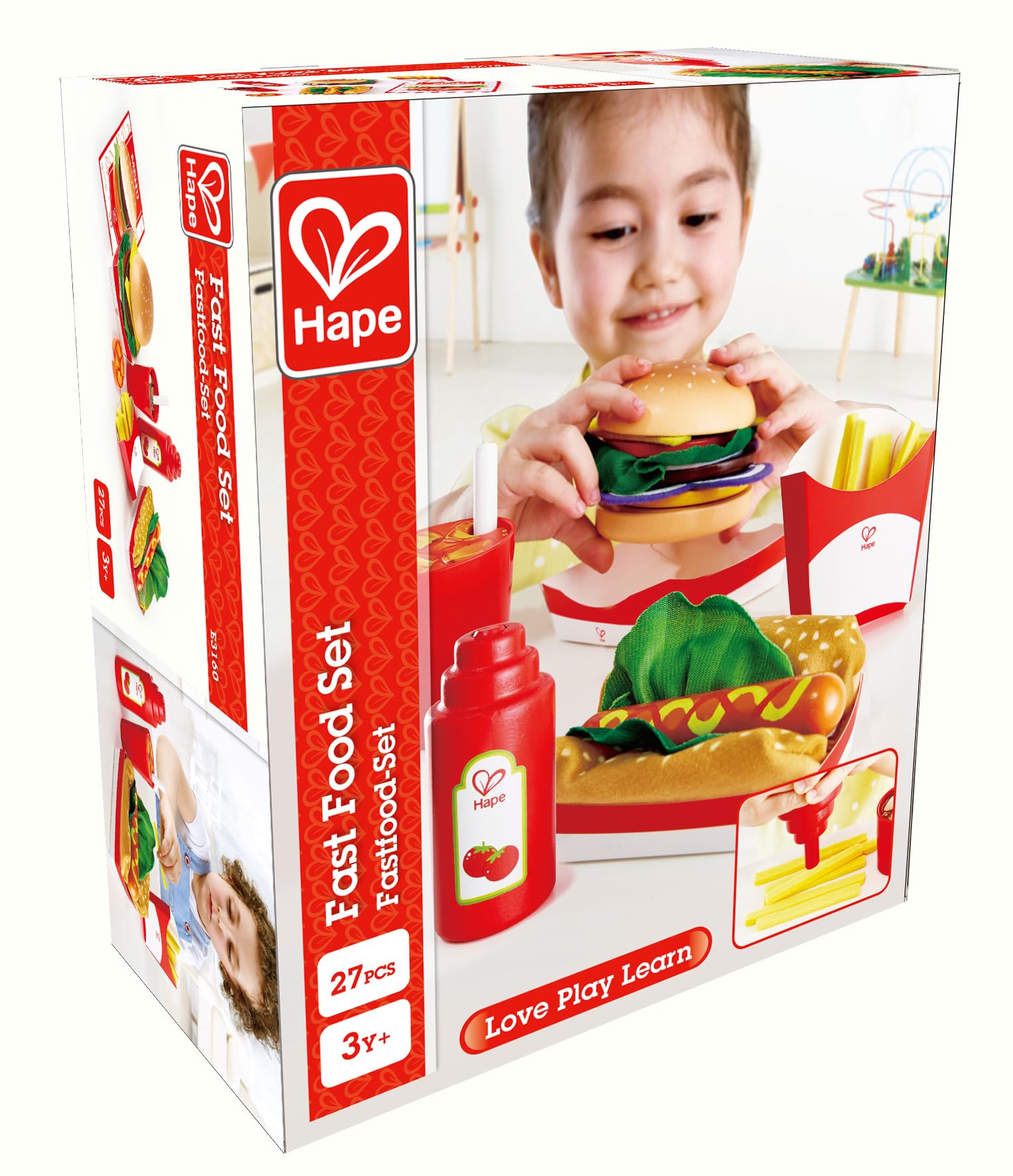 Hape Cucina e accessori Fast Food gioco cucina set hamburger