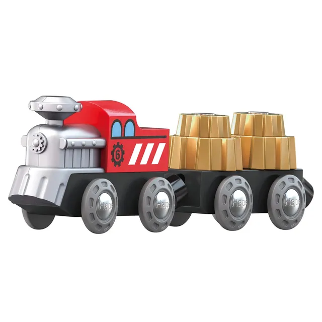 Hape Treno E3751 locomotiva con ingranaggi per binari in legno