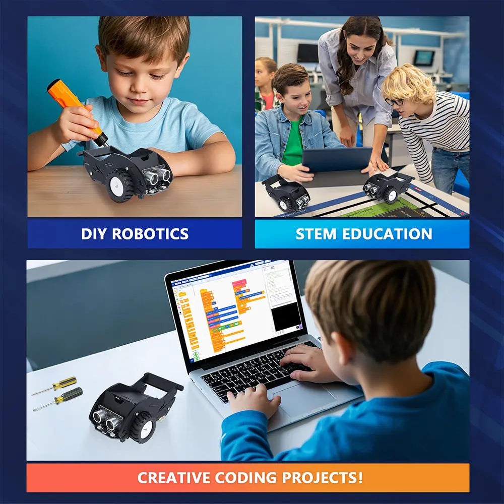 ACEBOTT Explorer Series QE028 SharkBot auto robotica programmabile
