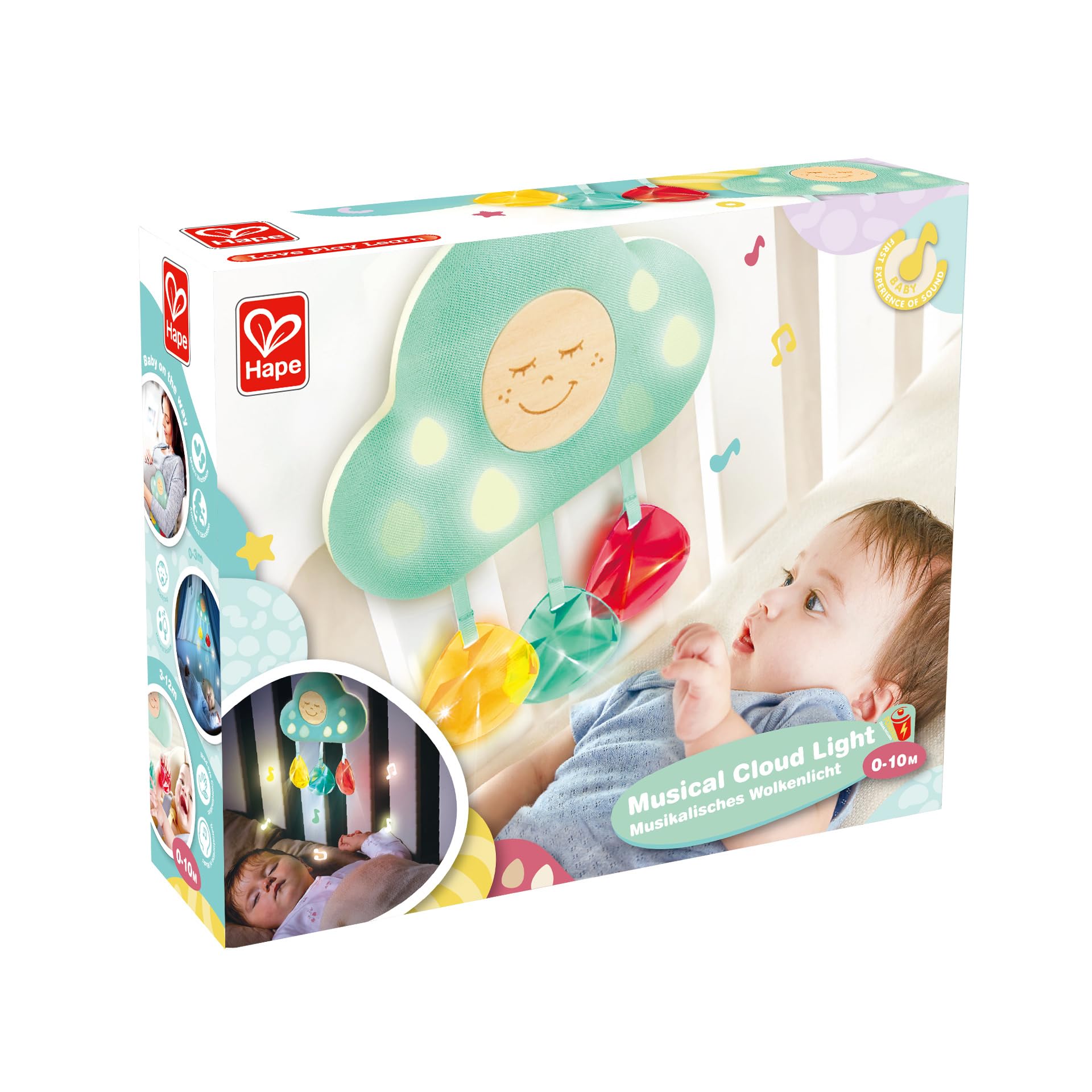 Hape Giochi musicali Luce Musicale della Nuvola E0619 lampada musicale