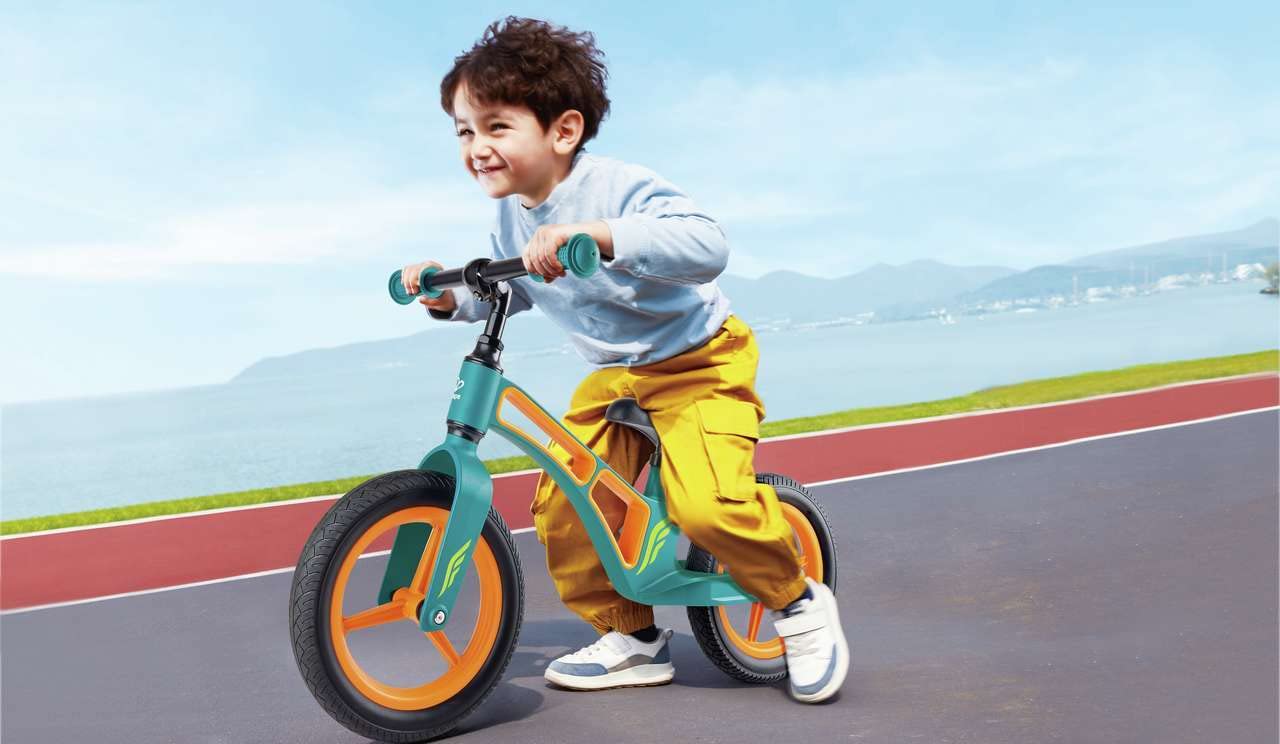 Hape Primi passi e bici Balance Bike bici senza pedali blu
