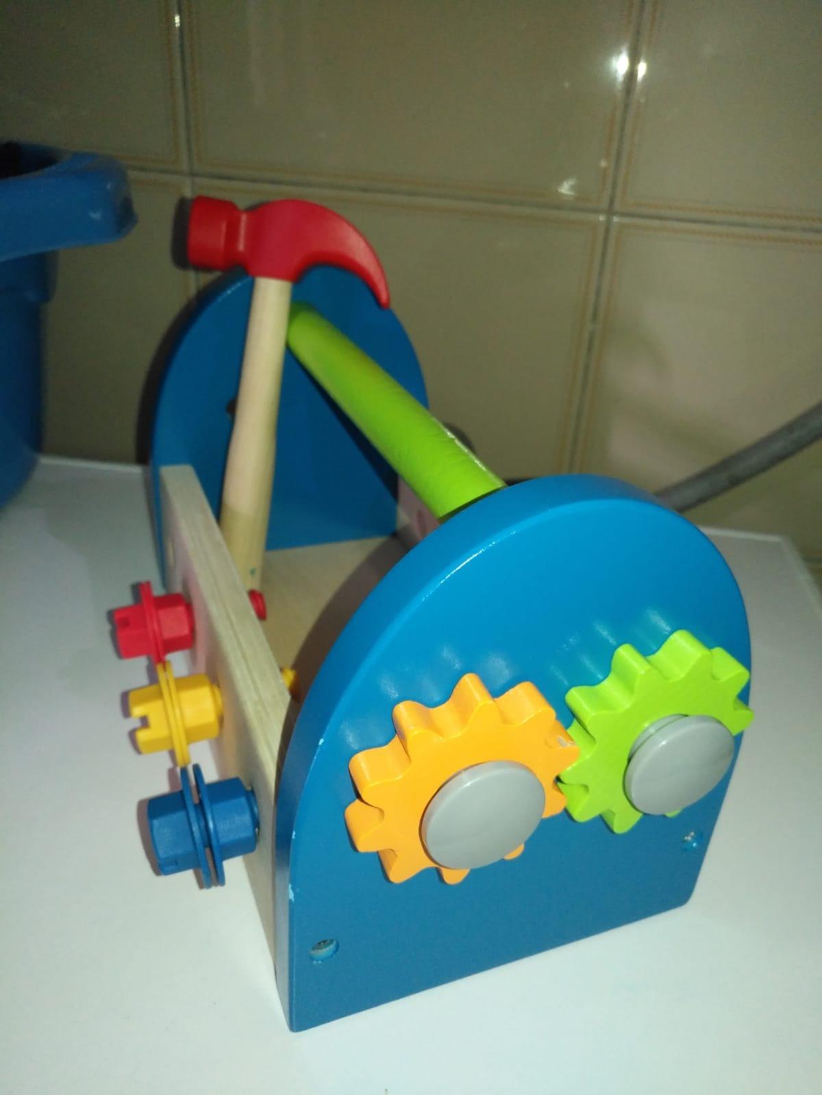 Hape Giochi di ruolo Cassetta degli Attrezzi cassetta attrezzi in legno dai 3 anni