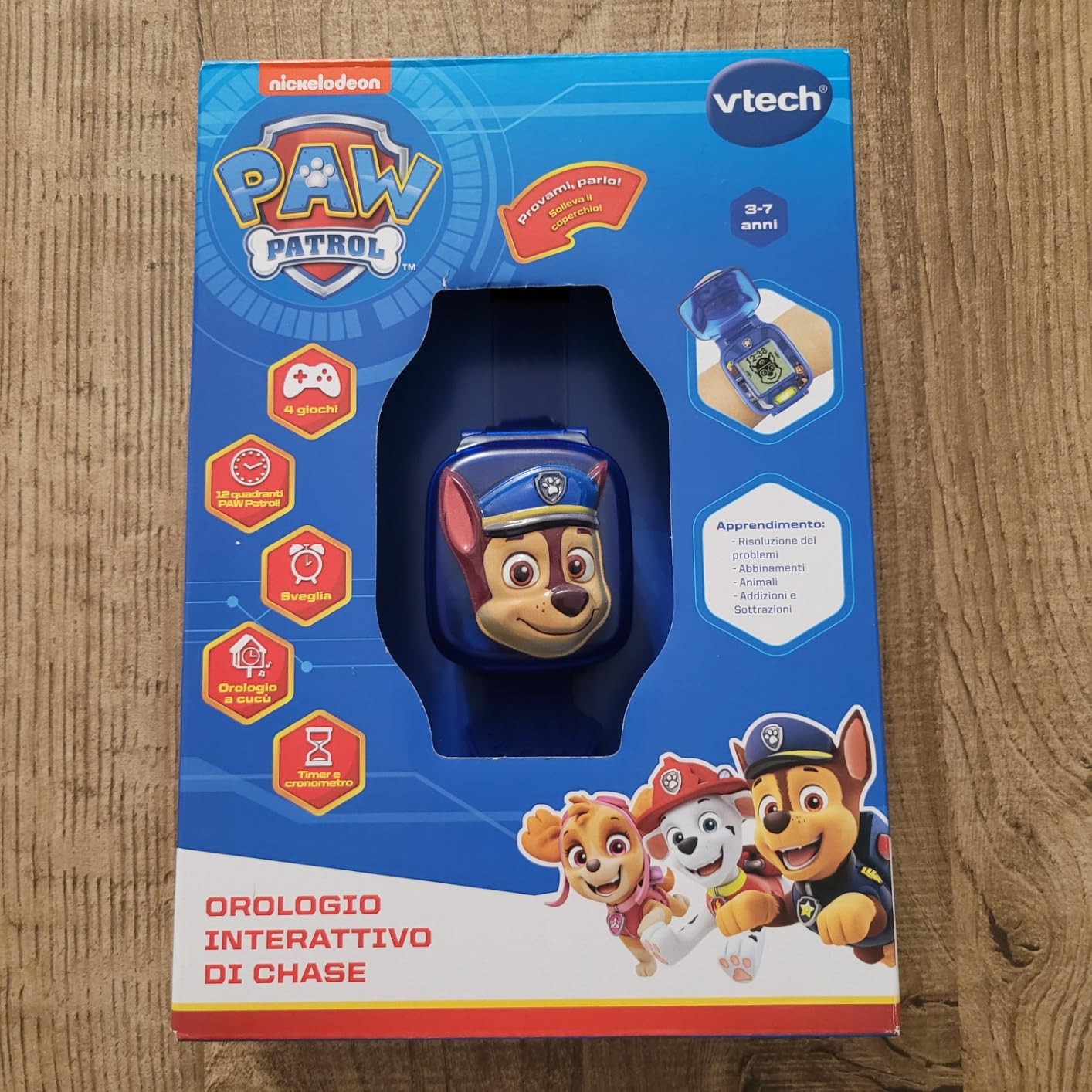 VTech Giocattoli 3-6 anni Orologio Interattivo di Chase per bambini