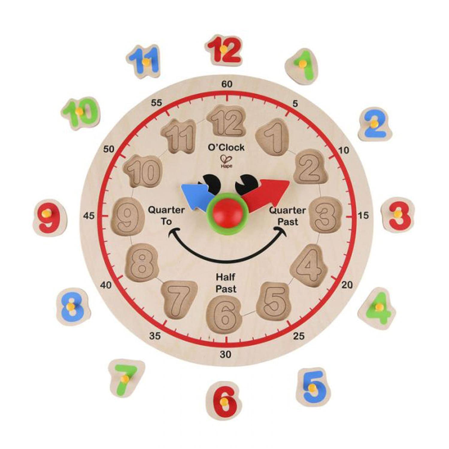 Hape Giocattoli educativi Orologio Happy Hour E1600 orologio educativo