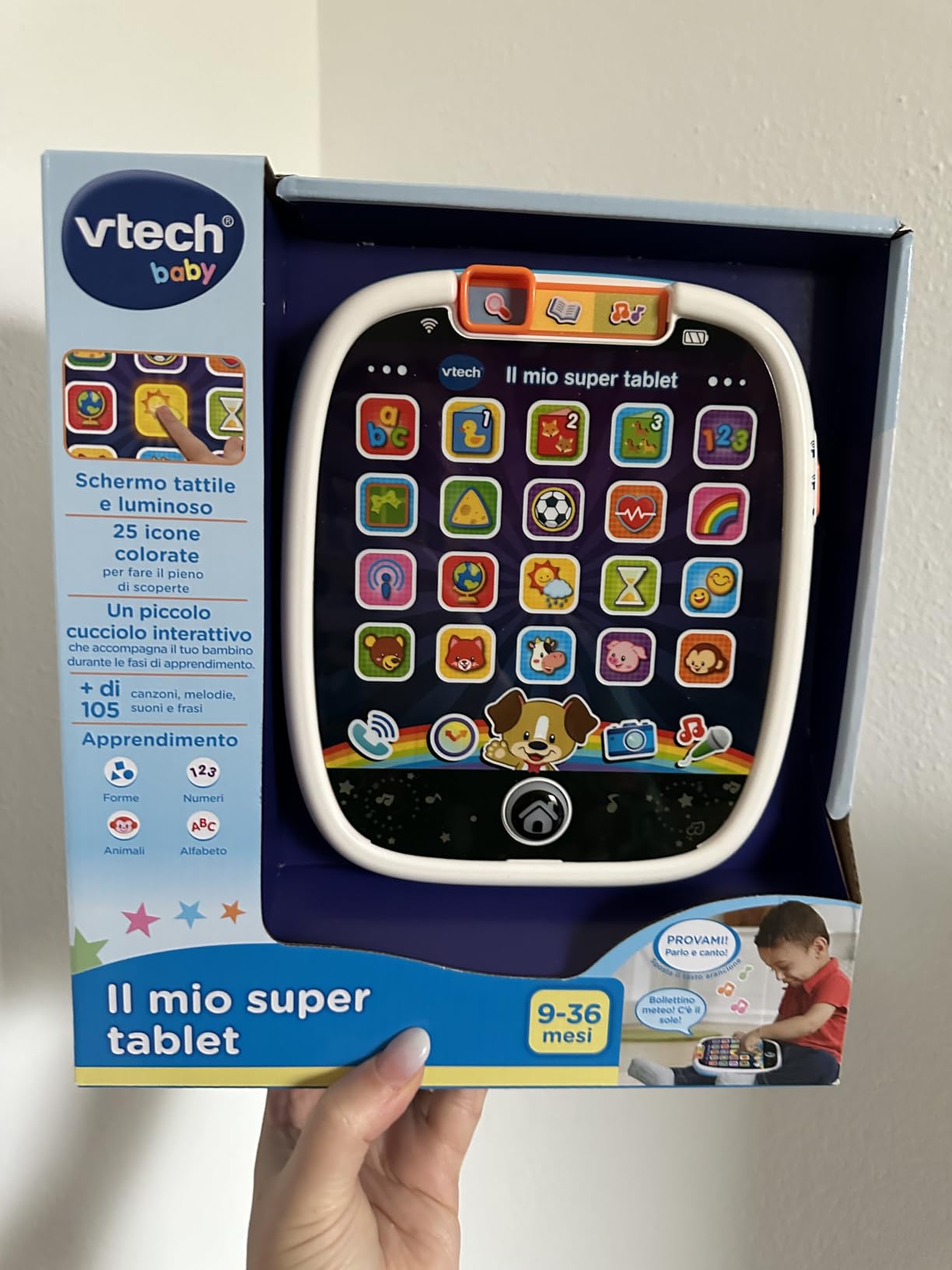 VTech Giocattoli 1-3 anni Il Mio Super Tablet interattivo 9-36 mesi