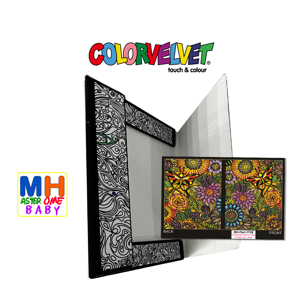 Colorvelvet CARTELLINE cartelline da colorare