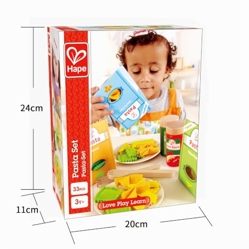 Hape Cucina e accessori E3125 Pasta e Condimenti set cucina giocattolo