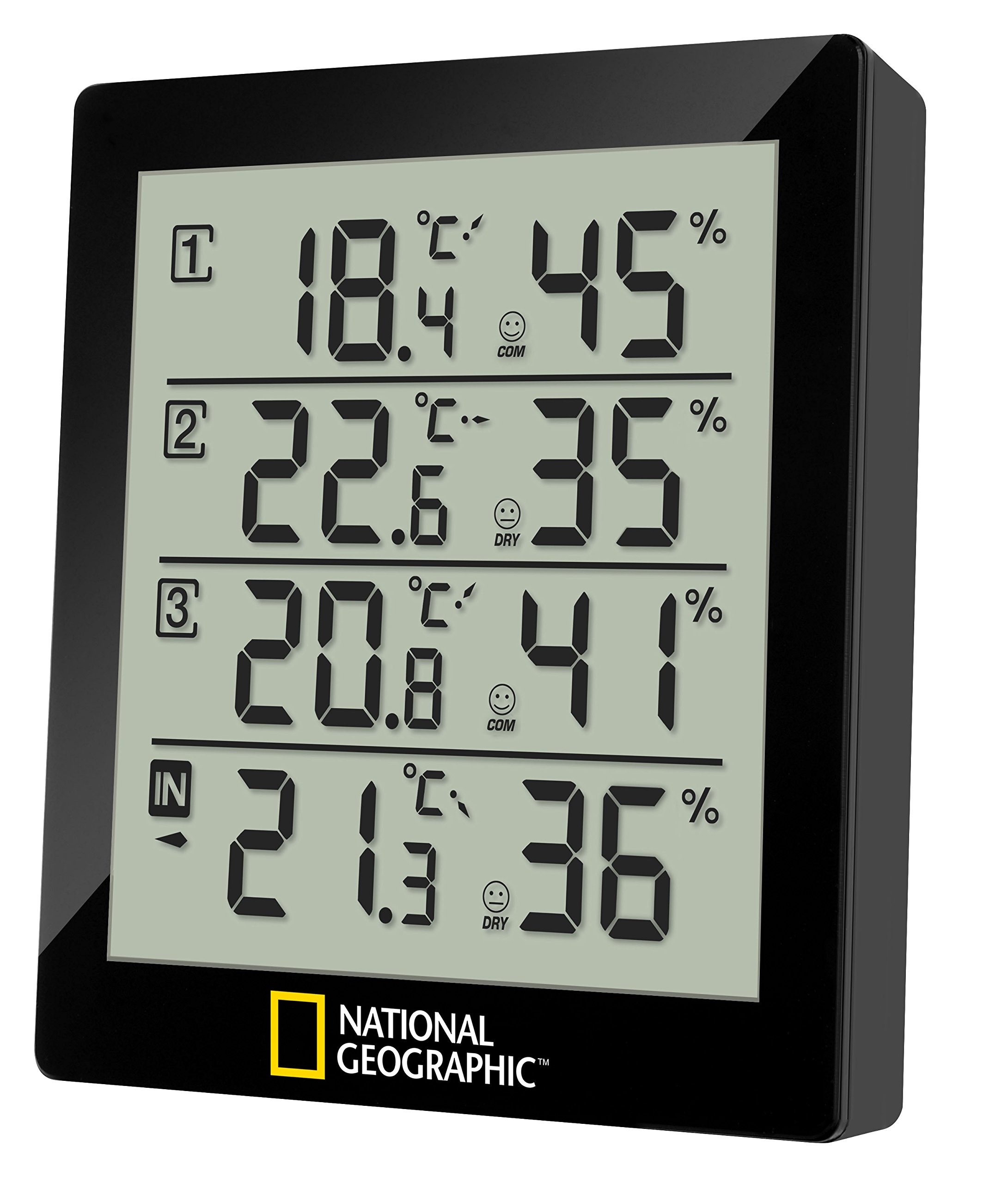 National Geographic Stazioni meteorologiche Stazione meteorologica 4 posizioni termoigrometro