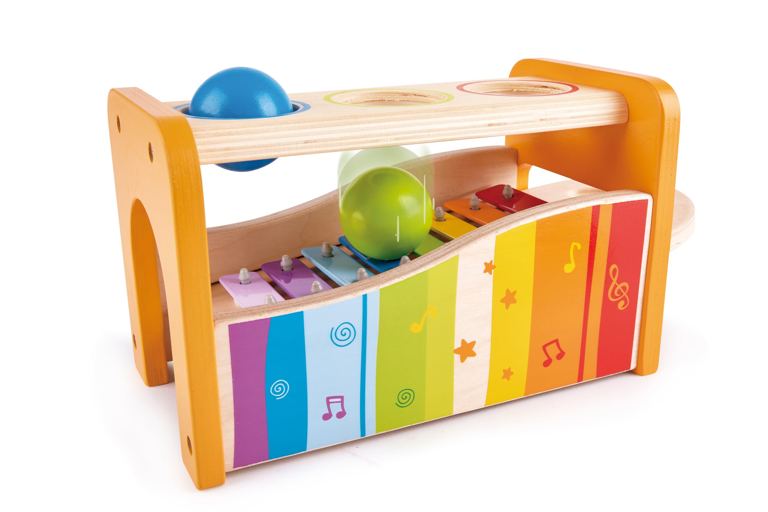 Hape Giochi musicali Banco delle Palline con Xilofono giocattolo in legno