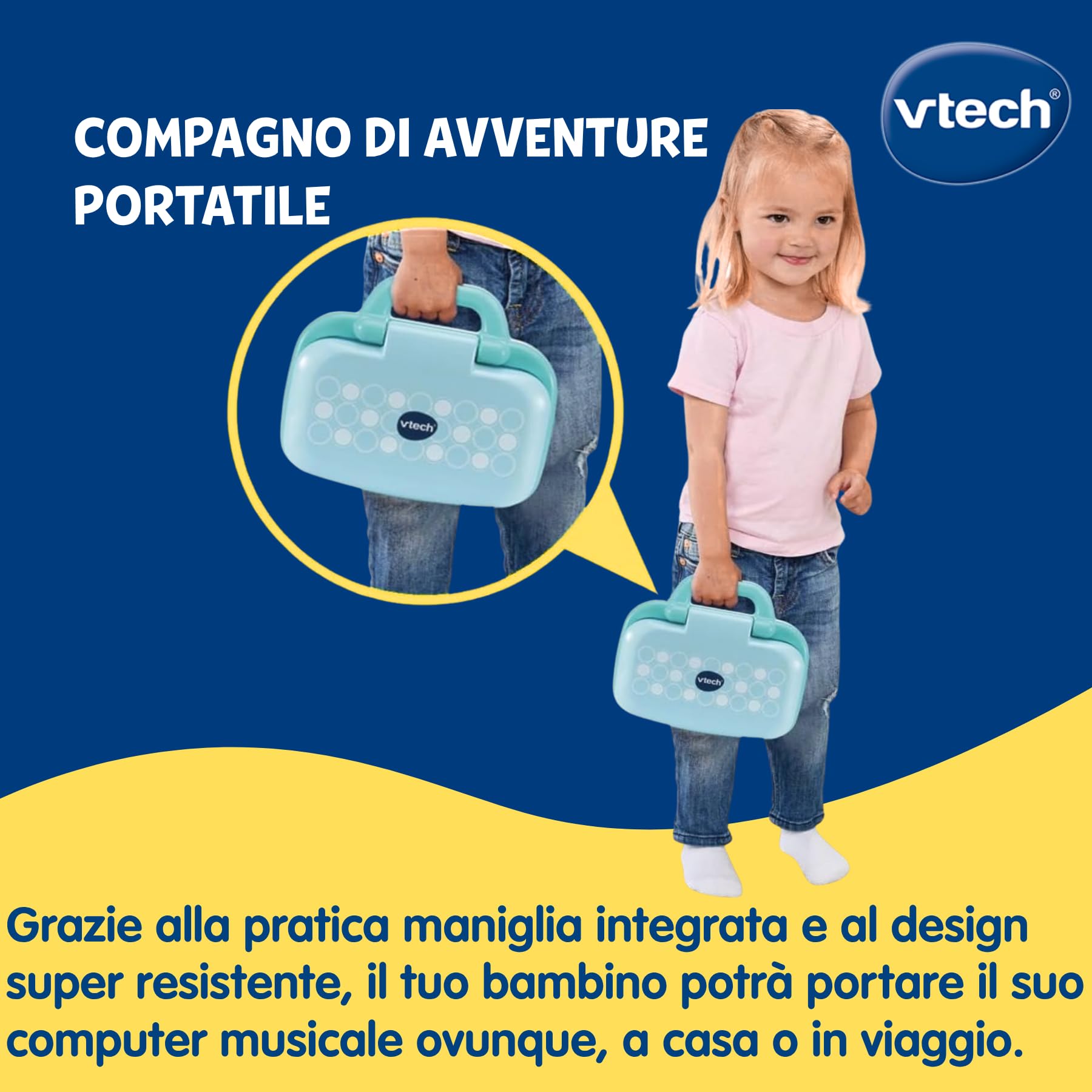 VTech Giocattoli 3-6 anni Il mio primo computer musicale per bambini