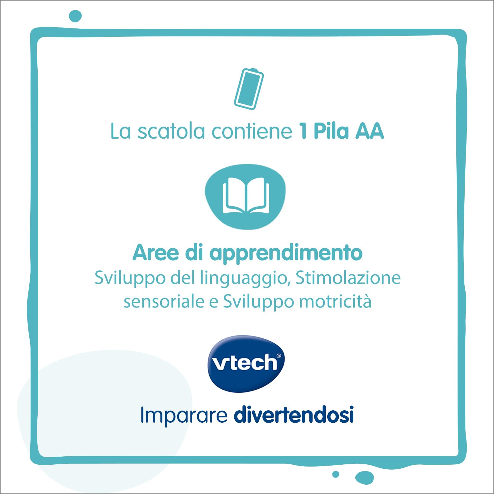 VTech Le Magiche Maracas Luminose sonaglio bilingue italiano inglese