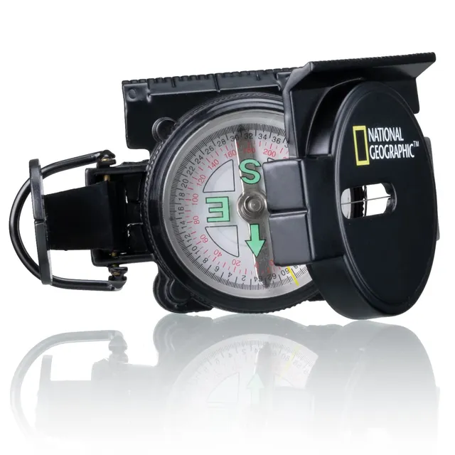 National Geographic Stazioni meteorologiche ed elettronica outdoor bussola 360° con marsupio