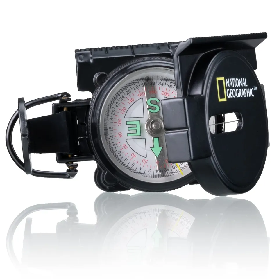 National Geographic Stazioni meteorologiche ed elettronica outdoor bussola 360° con marsupio