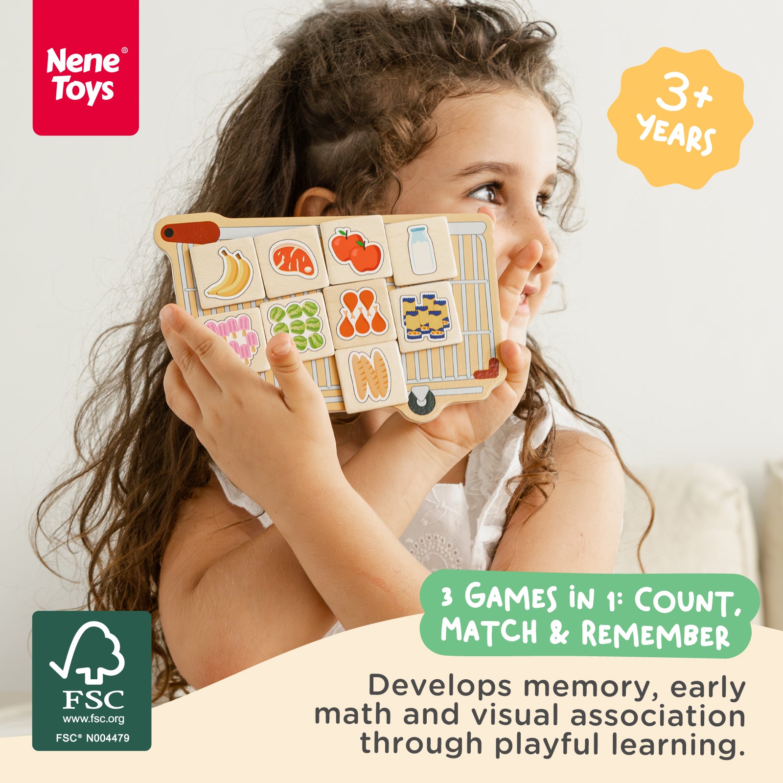 Nene Toys Family Games Mini Market List gioco della spesa magnetico
