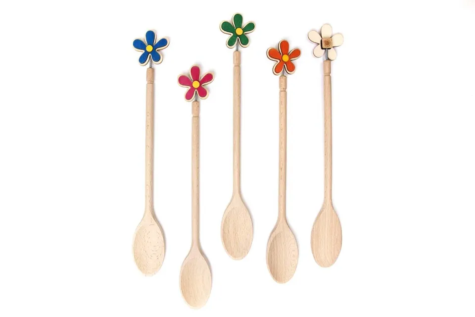 Il Pianeta delle idee In Cucina Margherita Cucchiaio cucchiaio in legno 35 cm faggio