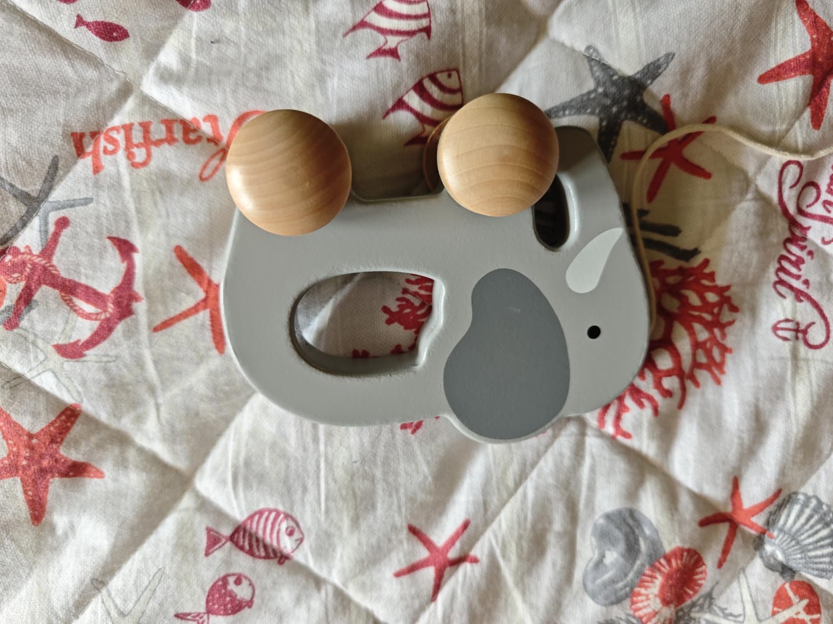 Hape Spingi e cammina Elefante da trainare elefante in legno dai 12 mesi