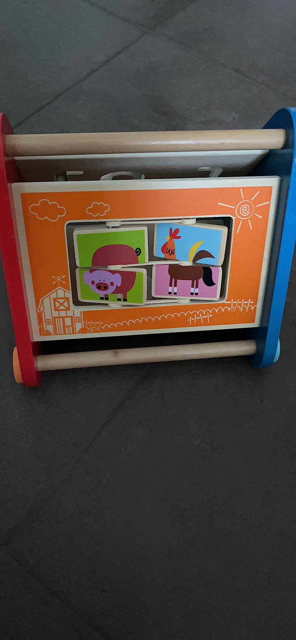 Hape E0434 triangolo multiattività portatile 5 in 1