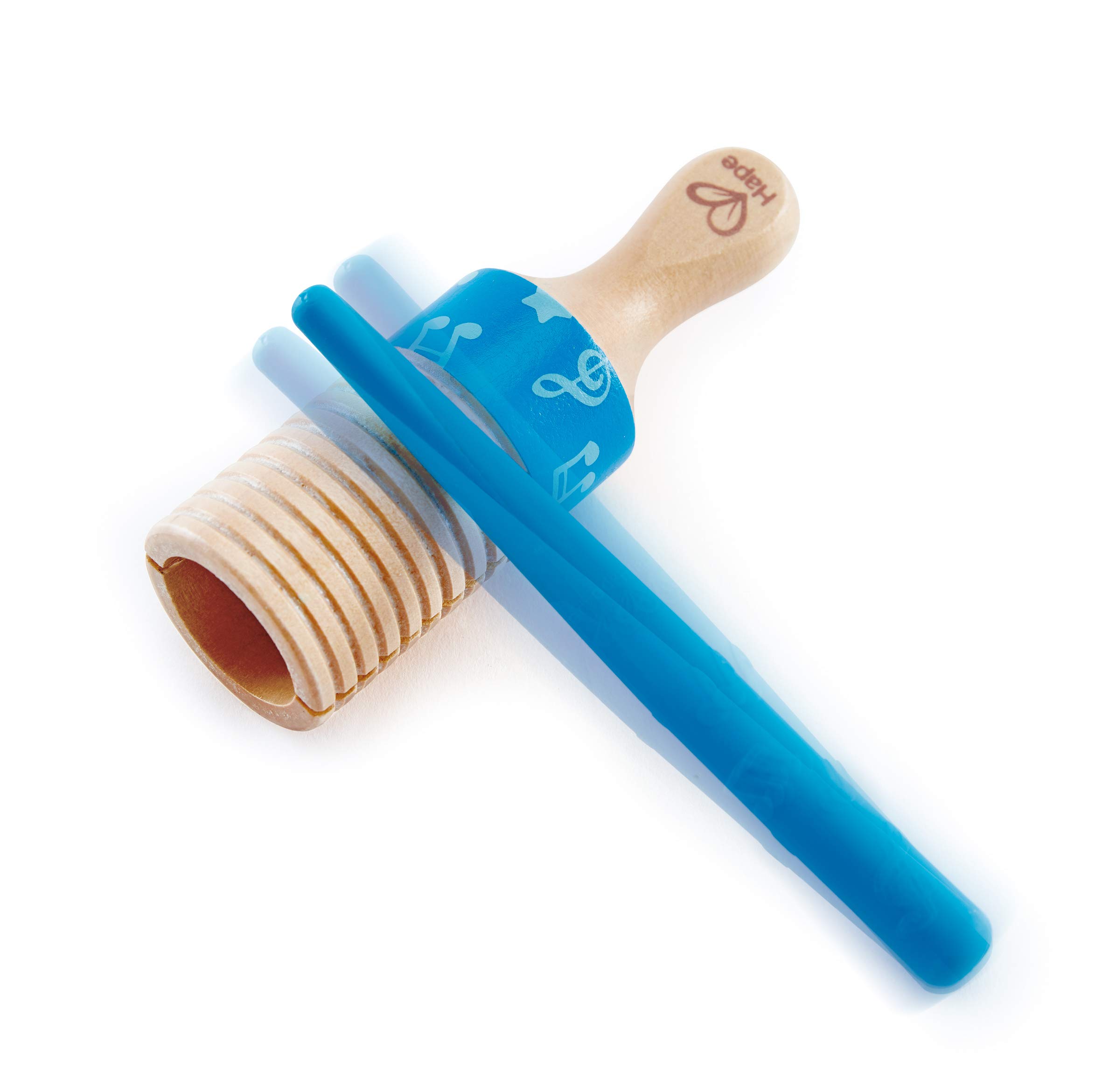 Hape Giochi musicali Coppia di percussioni set guiro 3 pezzi