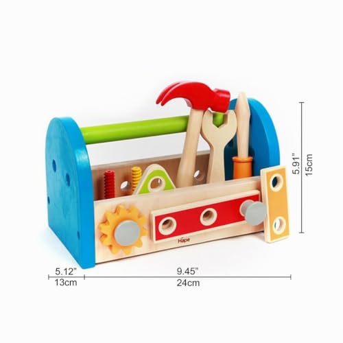 Hape Giochi di ruolo Cassetta degli Attrezzi cassetta attrezzi in legno dai 3 anni