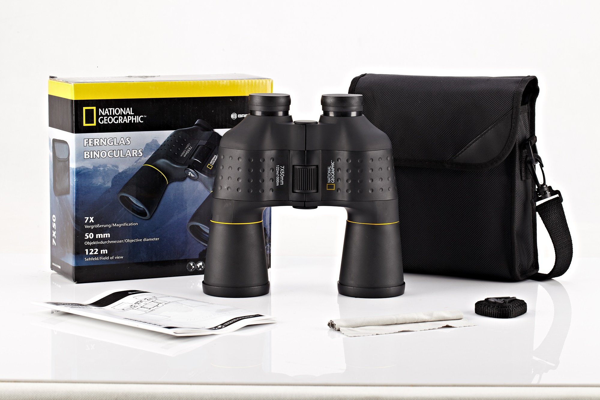 National Geographic Binocoli 7x50 Porro binocolo verde per natura