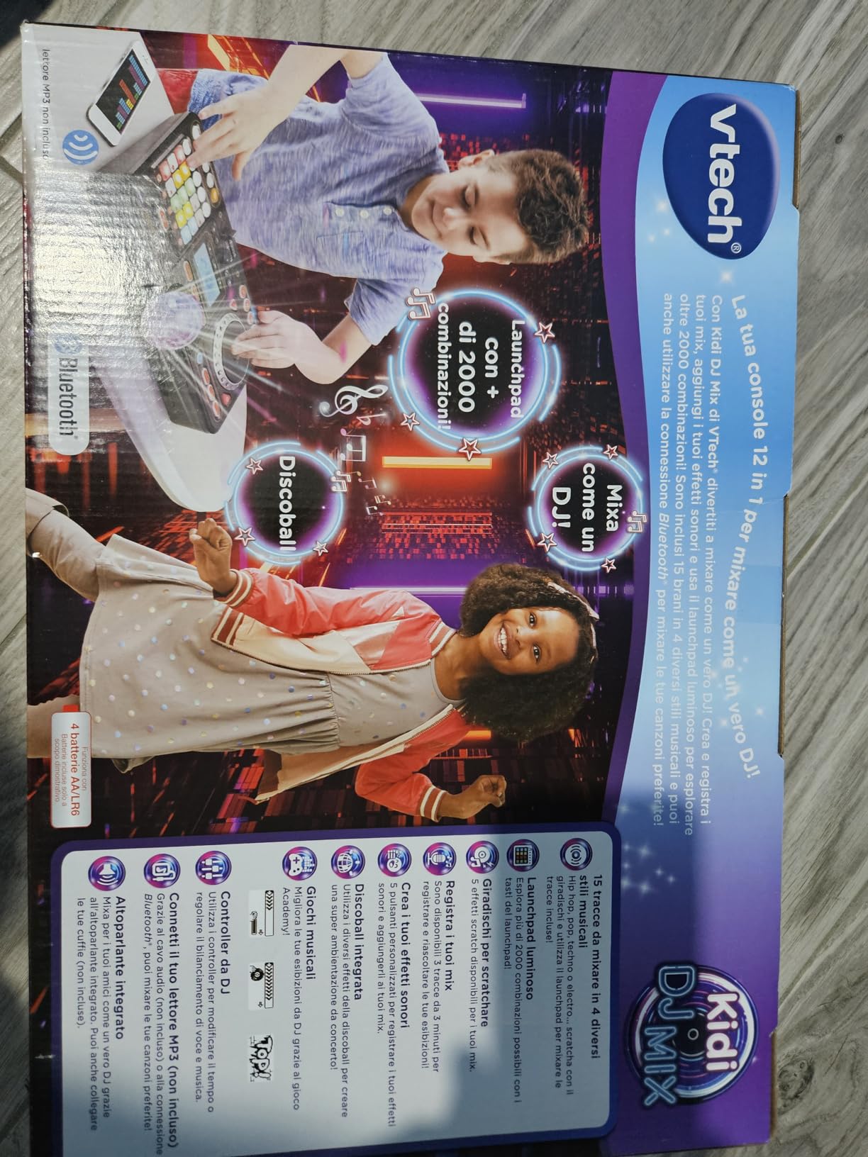 VTech Kidi DJ Mix console DJ per bambini con microfono