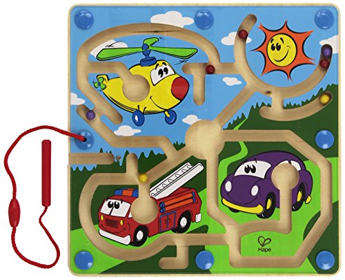Hape Puzzle Motori Potenti E1703 labirinto magnetico in legno
