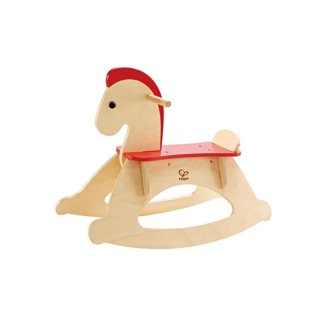 HAPE Spingi e cammina E0100 cavallino a dondolo in legno