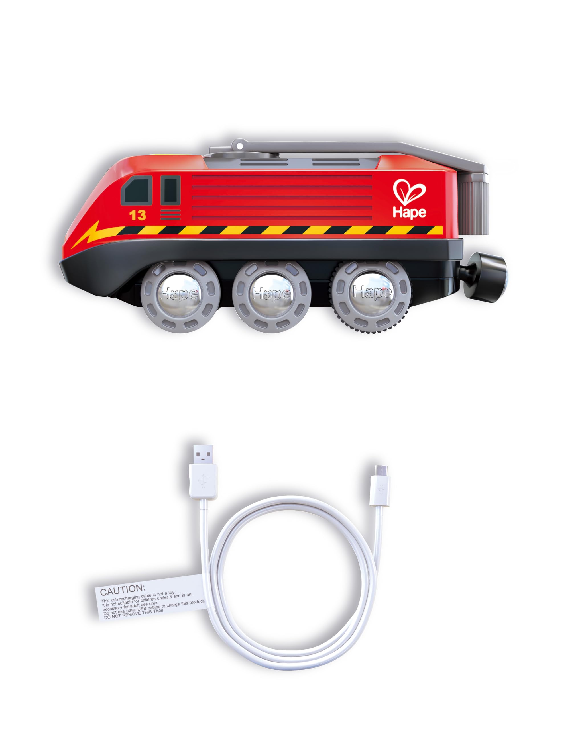 HAPE Treno Locomotiva ricaricabile elettrica USB