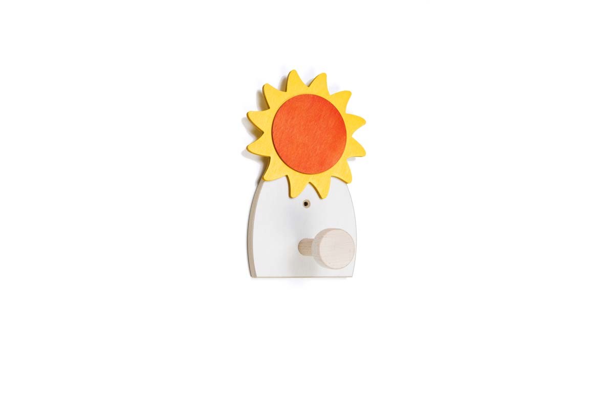Il Pianeta delle idee Arredare Fiori Appendiabiti in pioppo 18x10 cm