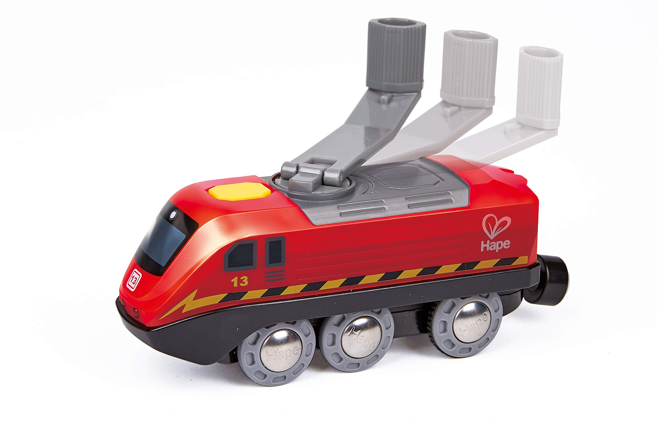 Hape Treno Dinamo rosso trenino a manovella senza batterie gioco