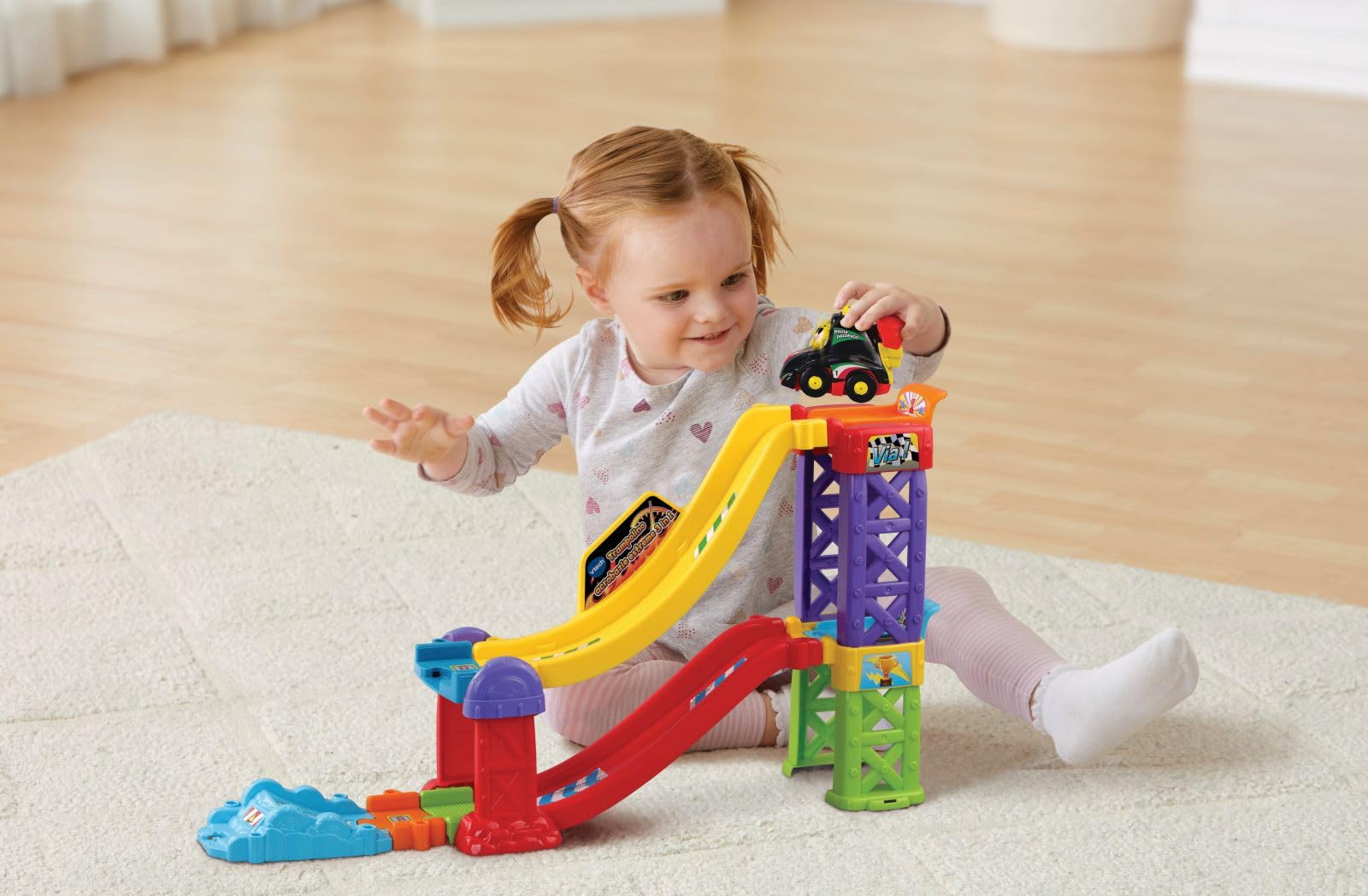 VTech Vroom Vroom Go Trampolino Acrobazie Estreme 3 in 1 pista 1-5 anni