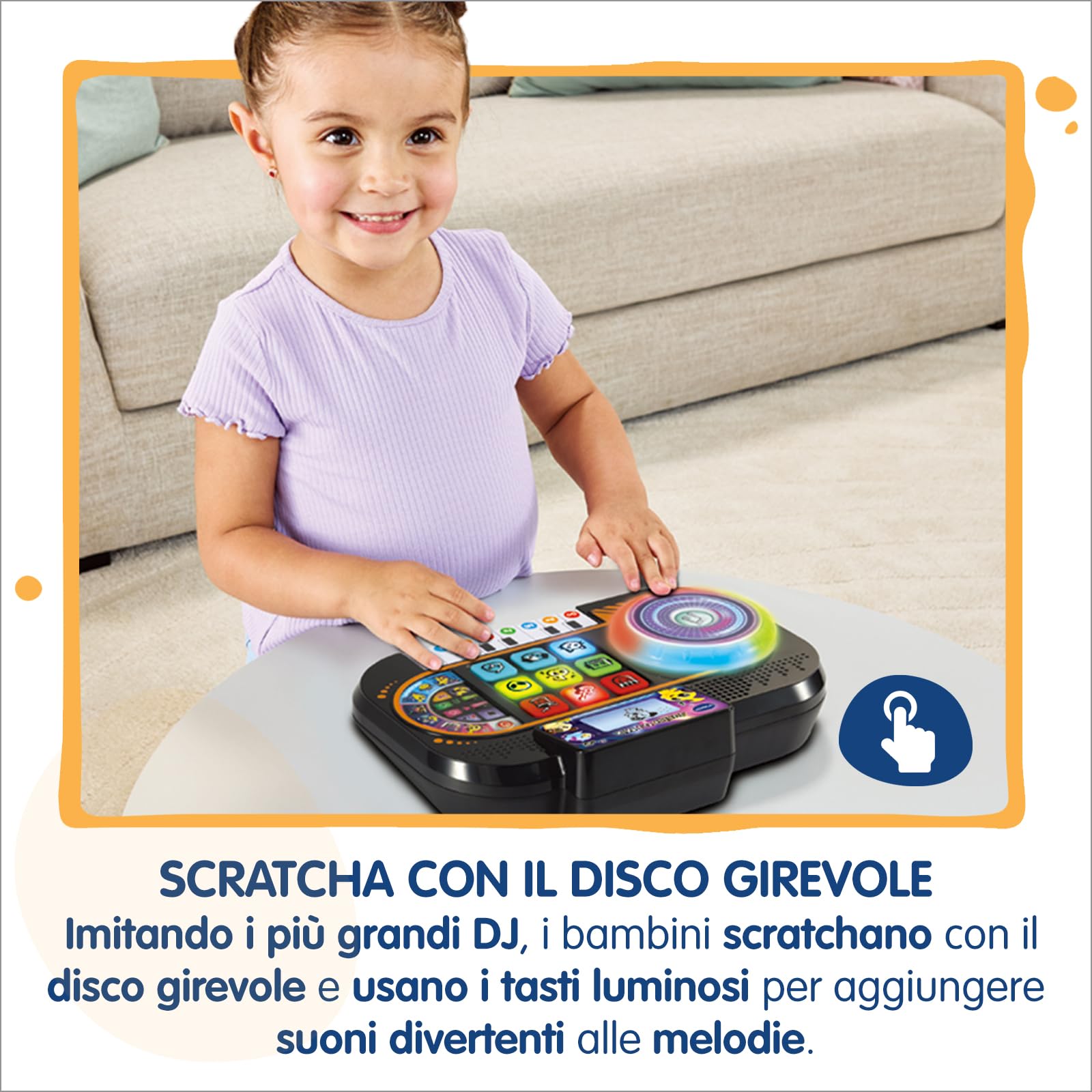 VTech Giocattoli 3-6 anni Junior DJ Mix Console DJ per bambini 3-7 anni