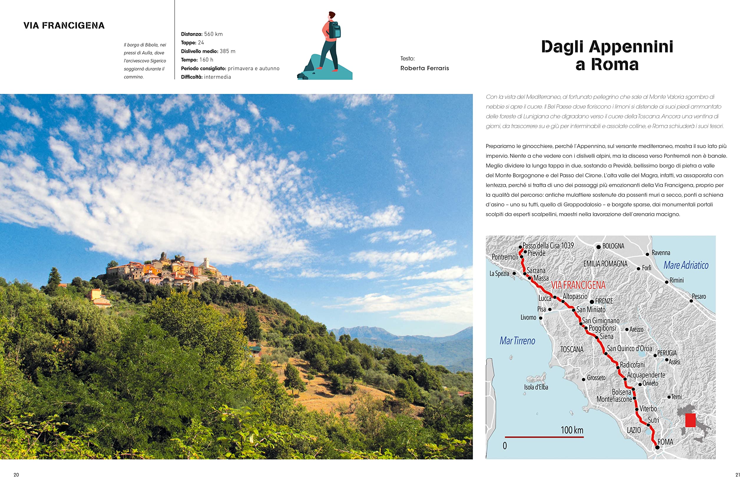 National Geographic – Libri Cammini Italia 10 migliori itinerari di escursionismo guida
