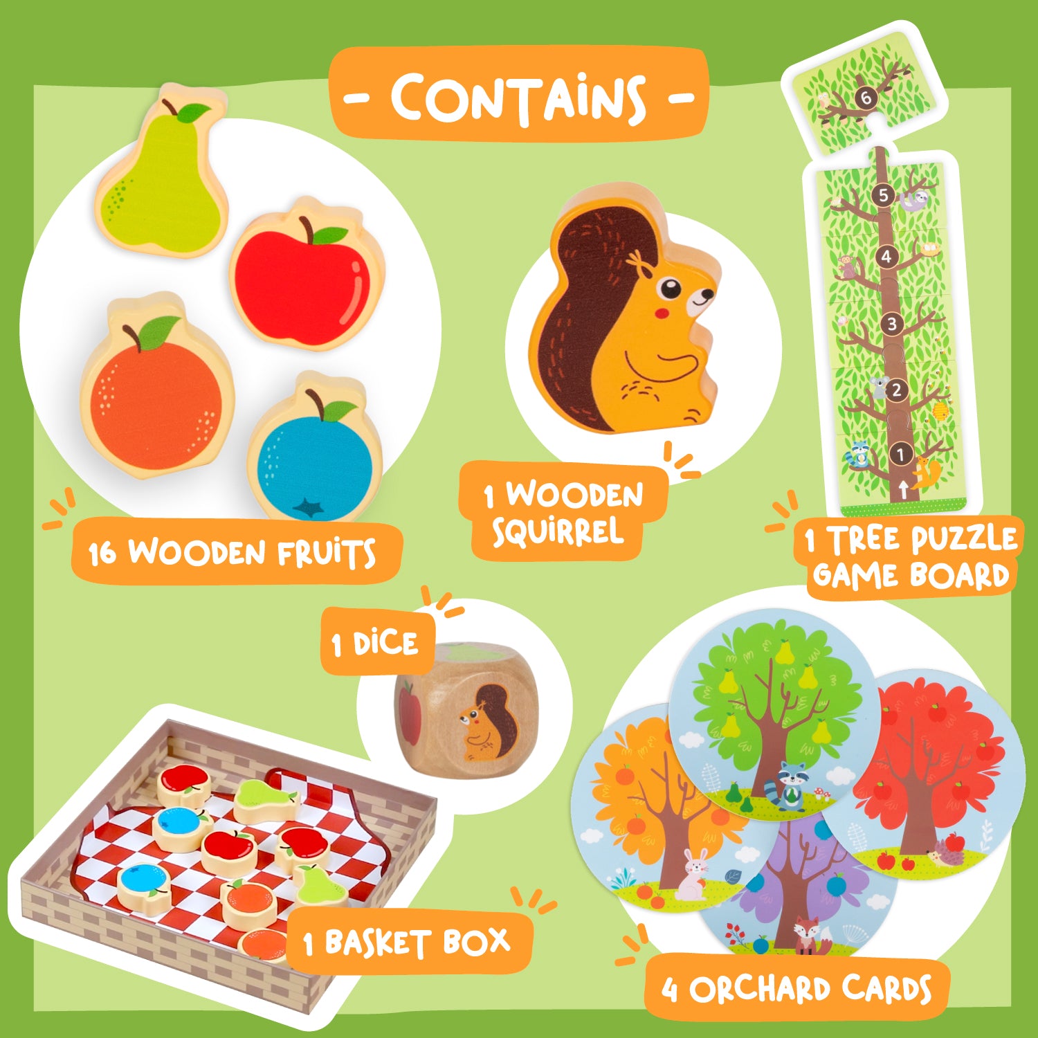 Nene Toys Family Games The Orchard gioco cooperativo in legno