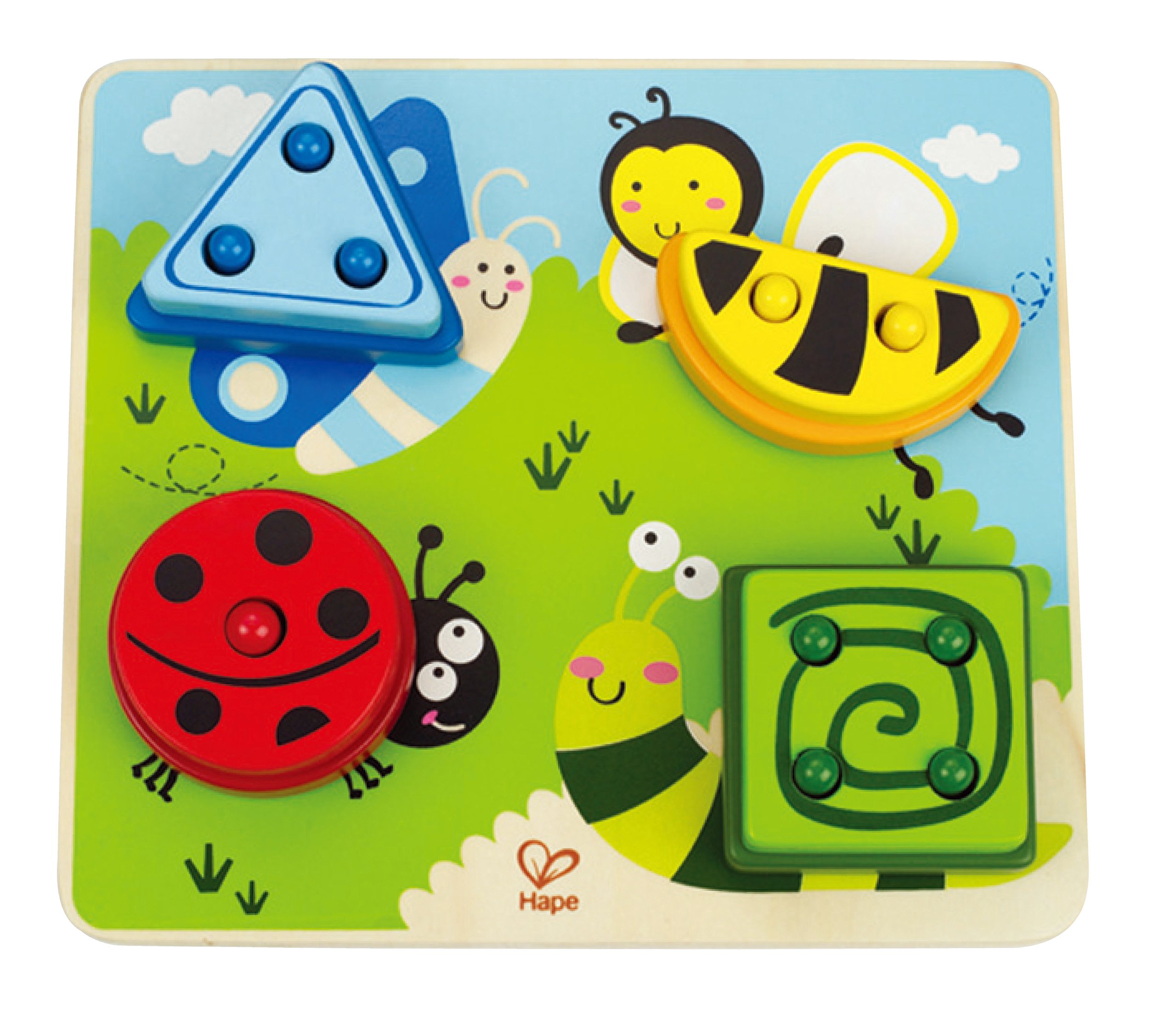 Hape Giocattoli per le abilità motorie E0425 Forme Impilabili gioco in legno
