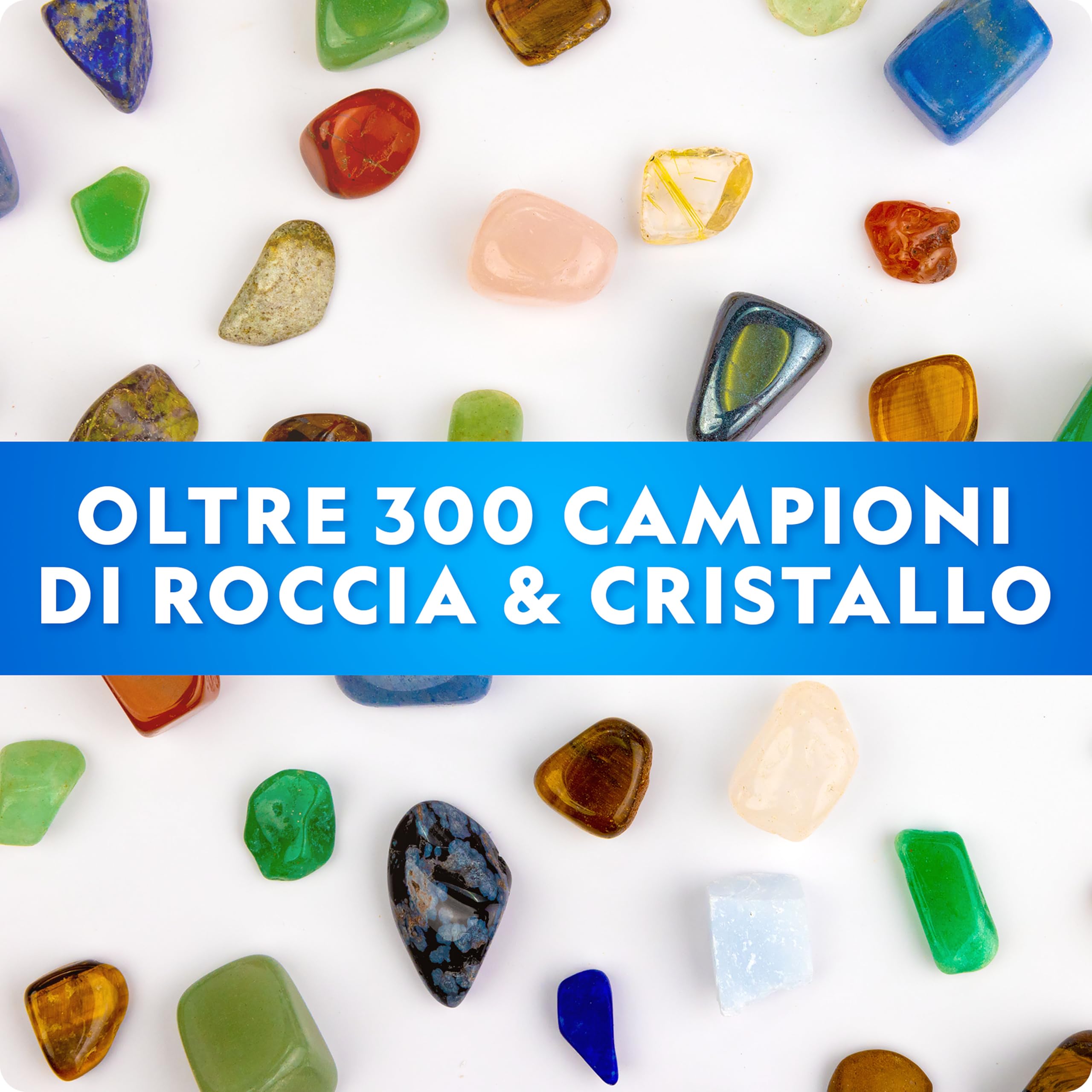 National Geographic Kit scientifici e di scoperta Collezione di 300 Pietre, Minerali e Cristalli