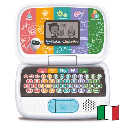 VTech Giocattoli 3-6 anni Bit Smart Junior Pro computer educativo STEAM 3-7 anni