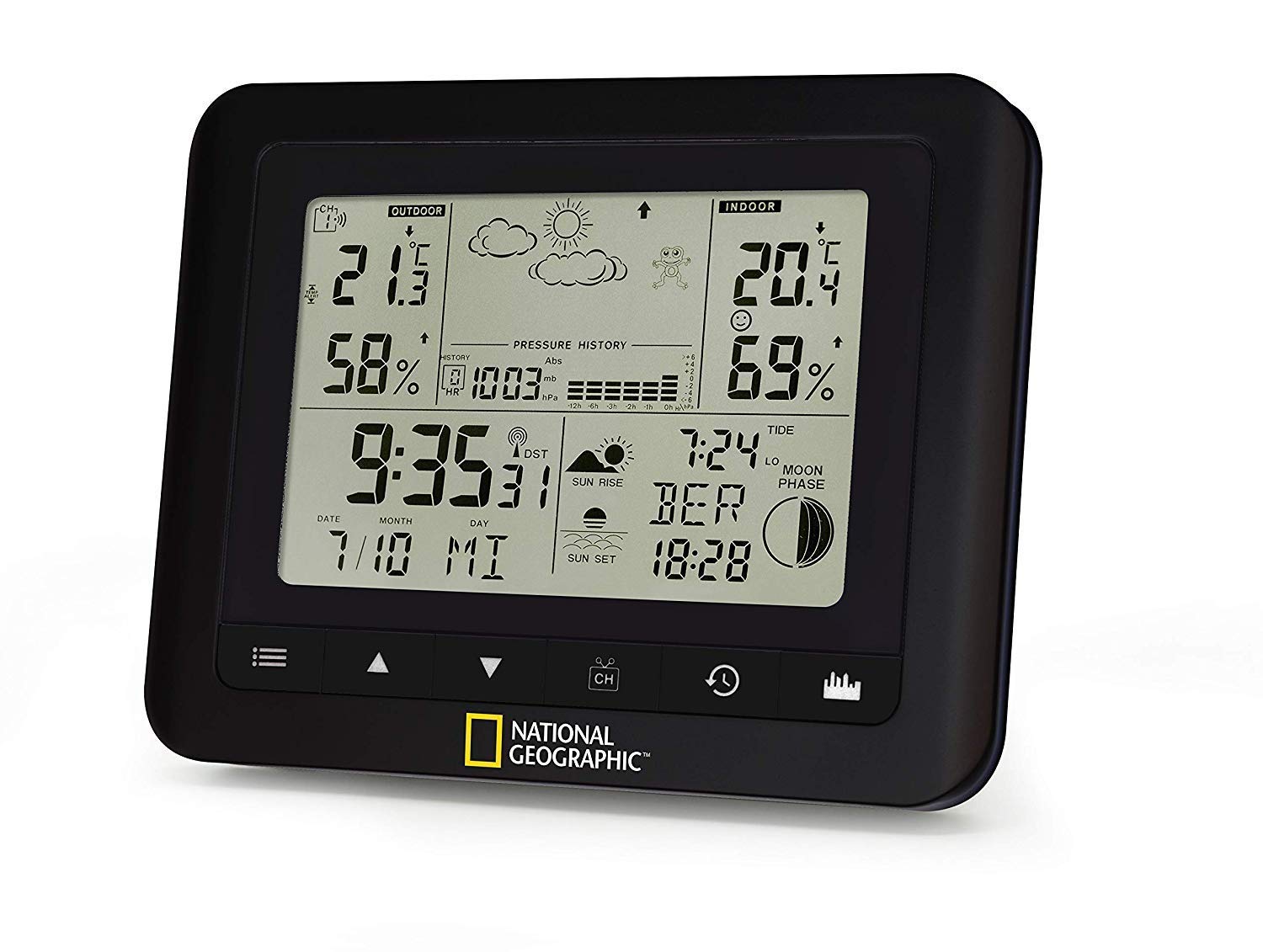 National Geographic Stazioni meteorologiche stazione meteo radio nera